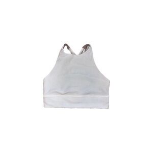 Lululemon Energy Bra High-Neck Longline Tough in White – Size 8